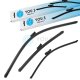 YOU.S SCHEIBENWISCHER SET VORNE + HINTEN kompatibel mit SEAT LEON SC (5F5)