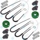 für VW POLO (6N) 2/3 Türer Fensterheber Reparatursatz Seilzug - SET Vorne Links + Rechts