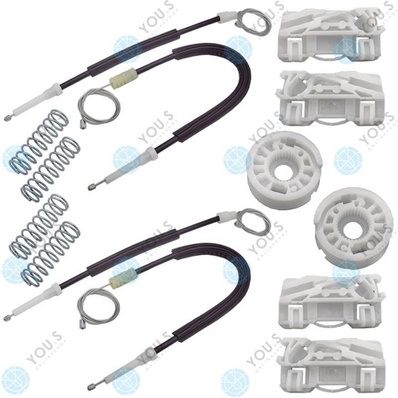 für Peugeot 607 Fensterheber Reparatursatz Seilzug - SET Hinten Links + Rechts