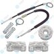 für Peugeot 607 Fensterheber Reparatursatz Seilzug - SET Hinten Links + Rechts