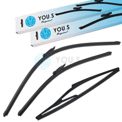 YOU.S SCHEIBENWISCHER SET VORNE + HINTEN für...