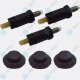3 Set Motorabdeckung Clip Halter kompatibel mit Citroen Peugeot Fiat 0137.11  YOU.S Original
