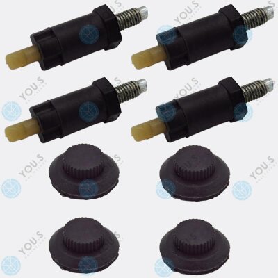4 Set YOU.S Original MOTORABDECKUNG CLIP HALTER CITROEN...