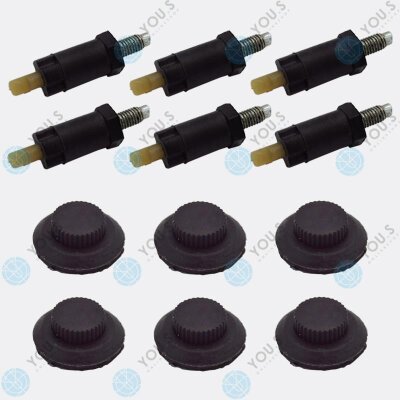 10 Set Motorabdeckung Clip Halter kompatibel mit Citroen...