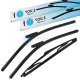 YOU.S SCHEIBENWISCHER SET VORNE + HINTEN kompatibel mit SAAB 9-5 Kombi (YS3E)