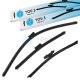 YOU.S SCHEIBENWISCHER SET VORNE + HINTEN kompatibel mit SEAT SKODA VW