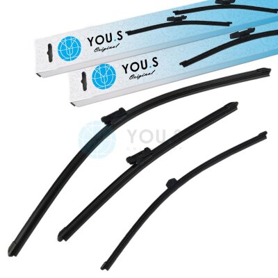 YOU.S SCHEIBENWISCHER SET VORNE + HINTEN kompatibel mit...