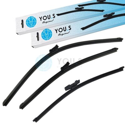 YOU.S SCHEIBENWISCHER SET VORNE + HINTEN kompatibel mit...