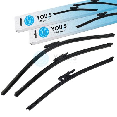 YOU.S SCHEIBENWISCHER SET VORNE + HINTEN kompatibel mit...