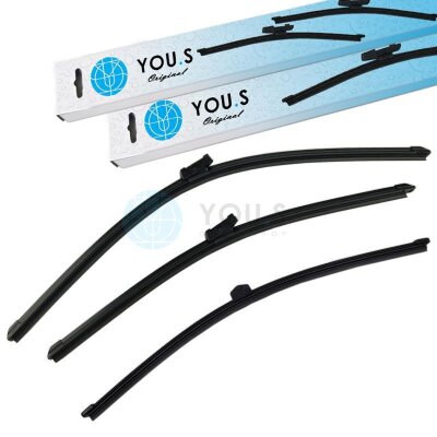 YOU.S SCHEIBENWISCHER SET VORNE + HINTEN kompatibel mit...