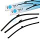 YOU.S SCHEIBENWISCHER SET VORNE + HINTEN kompatibel mit AUDI A4 / Q5