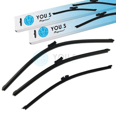 YOU.S SCHEIBENWISCHER SET VORNE + HINTEN kompatibel mit...