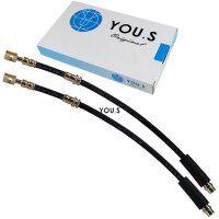 2 x YOU.S Bremsschläuche Vorderachse Links &...