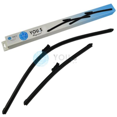 YOU.S SCHEIBENWISCHER SET VORNE + HINTEN kompatibel mit OPEL CROSSLAND X (P17)