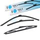 YOU.S SCHEIBENWISCHER SET VORNE + HINTEN kompatibel mit FORD FOCUS II Turnier (DA, FFS)