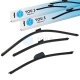 YOU.S SCHEIBENWISCHER SET VORNE + HINTEN kompatibel mit ALFA ROMEO STELVIO (949)
