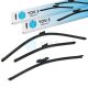 YOU.S SCHEIBENWISCHER SET VORNE + HINTEN kompatibel mit AUDI SKODA VW