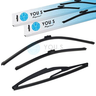 YOU.S SCHEIBENWISCHER SET VORNE + HINTEN für...