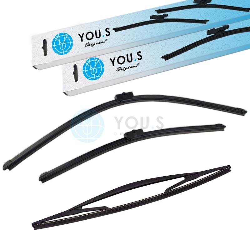 YOU.S SCHEIBENWISCHER SET VORNE + HINTEN kompatibel mit CITROËN C5 I (DC) - NEU