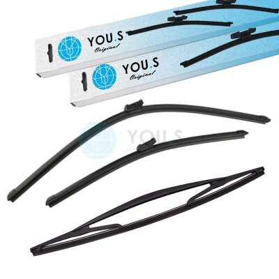 YOU.S SCHEIBENWISCHER SET VORNE + HINTEN für FIAT /...