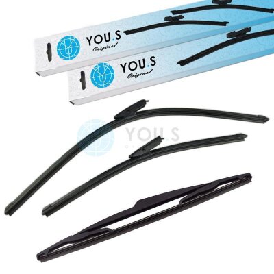 YOU.S SCHEIBENWISCHER SET VORNE + HINTEN für...