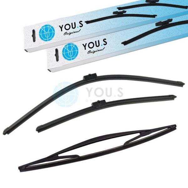 YOU.S SCHEIBENWISCHER SET VORNE + HINTEN für CITROËN