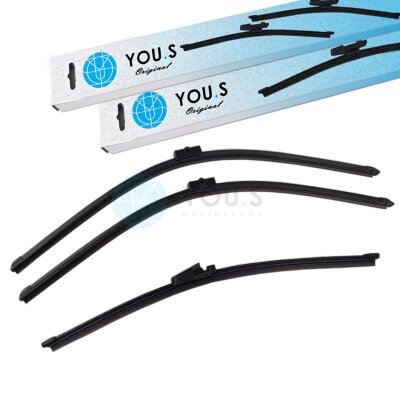 YOU.S SCHEIBENWISCHER SET VORNE + HINTEN kompatibel mit...