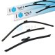 YOU.S SCHEIBENWISCHER SET VORNE + HINTEN kompatibel mit VW GOLF kompatibel mit TOURAN