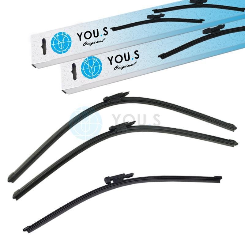 YOU.S SCHEIBENWISCHER SET VORNE + HINTEN kompatibel mit MERCEDES VITO / MIXTO Kasten / Bus (W639)