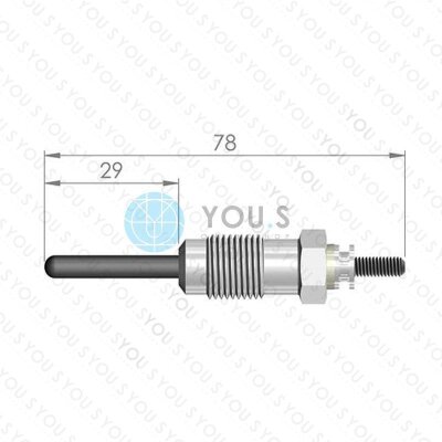 4 Stück YOU.S Original Glühkerzen für OPEL REKORD D 2.0 2.1 D