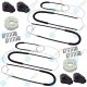 für SEAT AROSA VW LUPO Fensterheber Reparatursatz Seilzug - SET Vorne Links + Rechts