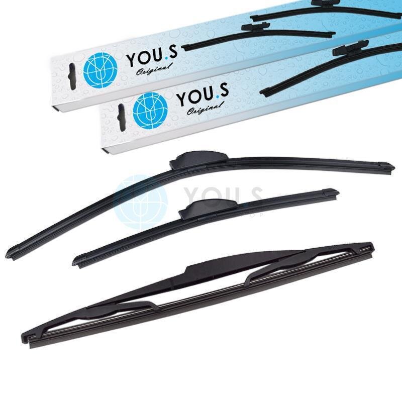 YOU.S SCHEIBENWISCHER SET VORNE + HINTEN für KIA / MAZDA / TOYOTA