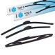 YOU.S SCHEIBENWISCHER SET VORNE + HINTEN kompatibel mit TOYOTA RAV 4 III (A3)