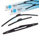YOU.S SCHEIBENWISCHER SET VORNE + HINTEN kompatibel mit PEUGEOT 206 / 206+