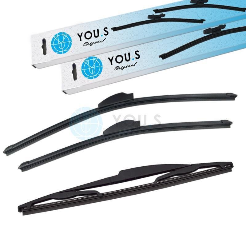 YOU.S SCHEIBENWISCHER SET VORNE + HINTEN für LEXUS / MITSUBISHI / TOYOTA - 3397118904 - 3397011430