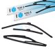 YOU.S Original SCHEIBENWISCHER SET VORNE + HINTEN kompatibel mit RENAULT CAPTUR (J5, H5)