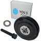 YOU.S Original Riemschenscheibe + Schraube Kurbelwelle für AUDI VW VOLVO