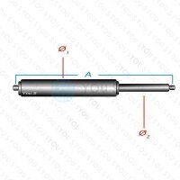 2 x YOU.S Gasfeder kompatibel mit SEAT kompatibel mit IBIZA IV (6J5, 6P1) - Heckklappe