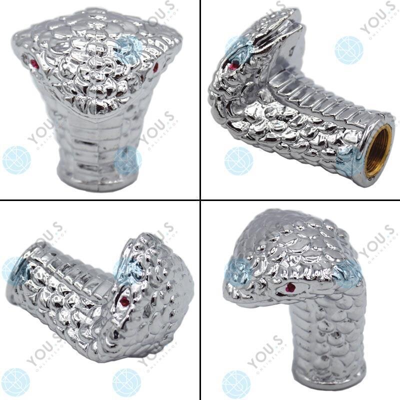 YOU.S Alu Kobra Ventilkappe - Silber