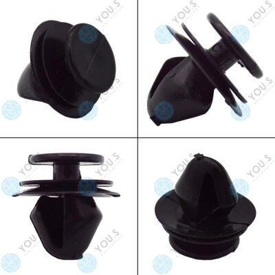100 x YOU.S Original Türleisten Zierleisten Befestigungs Clips kompatibel mit RENAULT