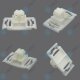 40 x YOU.S Original Zierleisten Befestigungs Clips kompatibel mit AUDI 100 A3 A4 A6 A8