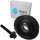 YOU.S Original Riemenscheibe + Schraube für OPEL / Saab 2.0 DI / DTI 16V 2.2 DTI / TiD