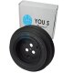 YOU.S Original Riemenscheibe Kurbelwelle für Citroën / Fiat / Ford / Peugeot 2.2/2.4 HDI / TDCi