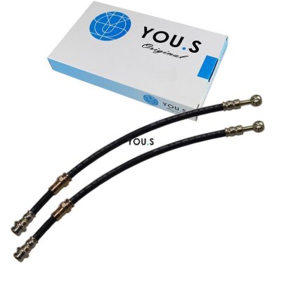 2 x YOU.S Bremsschlauch Hinterachse links & rechts für MITSUBISHI & VOLVO