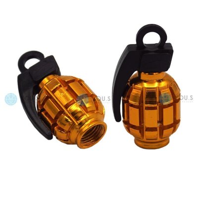 YOU.S Alu Granate Ventilkappe - Gold