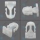 20 x YOU.S Original Zierleisten Schweller Befestigungs Clips kompatibel mit MERCEDES W202 S202 W210 S210 R170