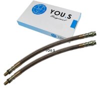 2 x YOU.S Bremsschlauch Vorder-/ Hinterachse für...