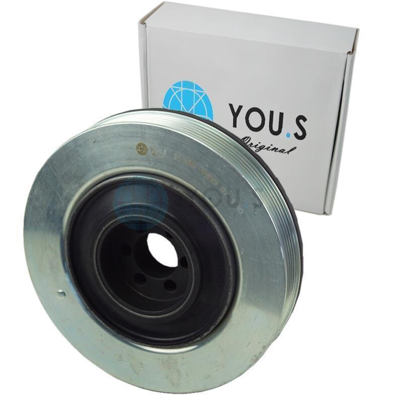 YOU.S Original Riemenscheibe Kurbelwelle für Alfa / Fiat / Lancia 2.4 TD/JTD/JTDM/D