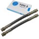 2 x YOU.S Bremsschlauch Hinterachse links & rechts für Citroën C2/ C3 & Peugeot 1007