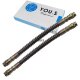 2 x YOU.S Bremsschlauch Hinterachse links & rechts für Citroën C5 480698